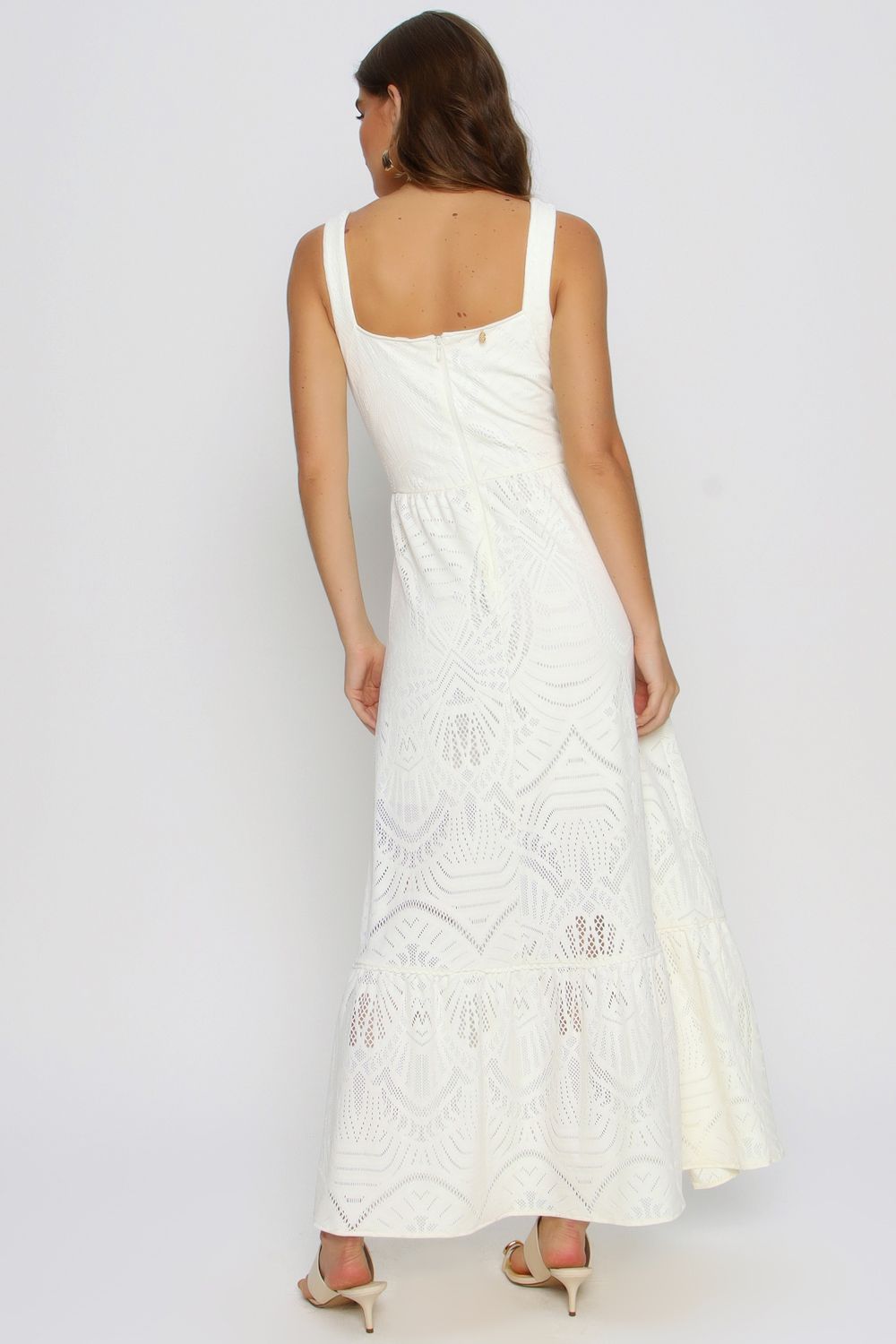 Vestido Longo Cleopatra Off White