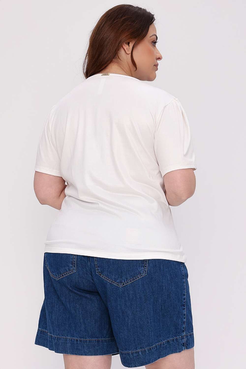 T Shirt Bloom Mais Gata Azul Aura