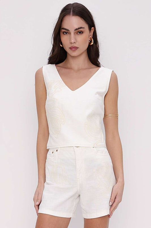 Blusa Chic Resort Off White